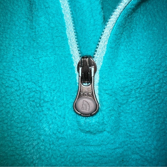 The North Face: Blue Zip Jacket Pullover - Picture 6 of 12